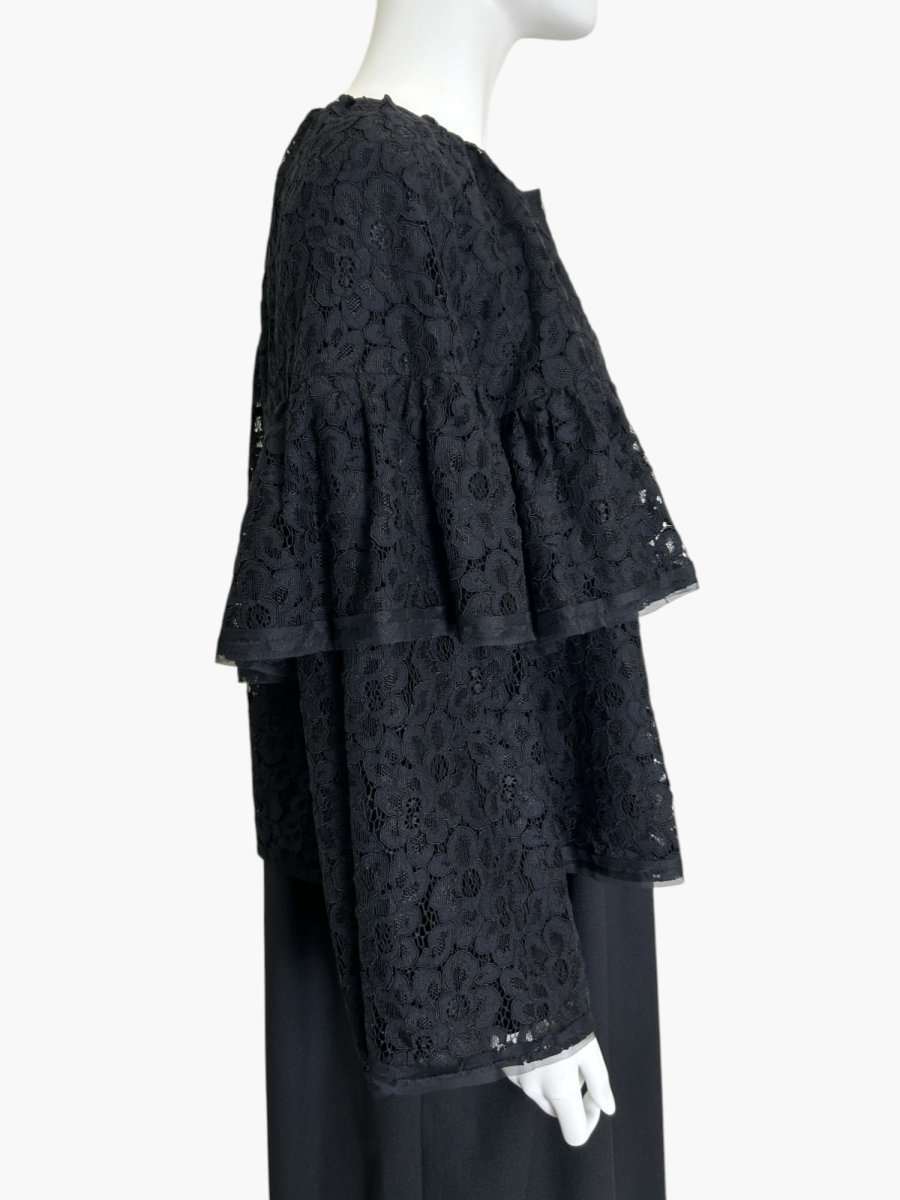 画像11: ラウンドフラワーレース ブラウスジャケット  (11)