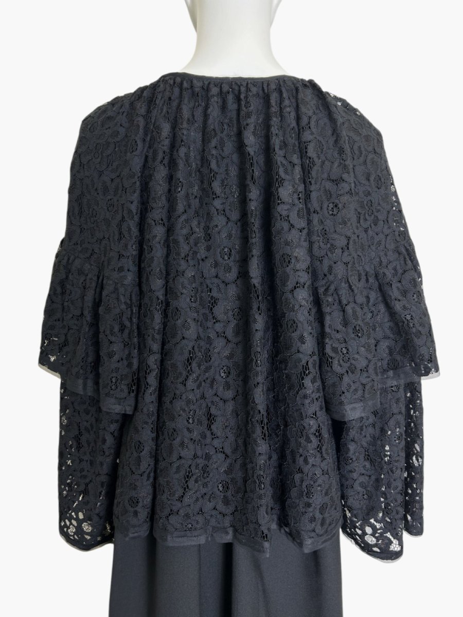 画像12: ラウンドフラワーレース ブラウスジャケット  (12)