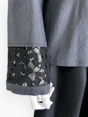 画像3: メルティーデニム　ブラウス (3)