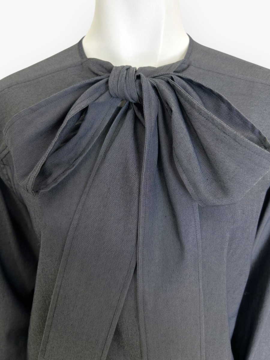 画像2: メルティーデニム　ブラウス (2)