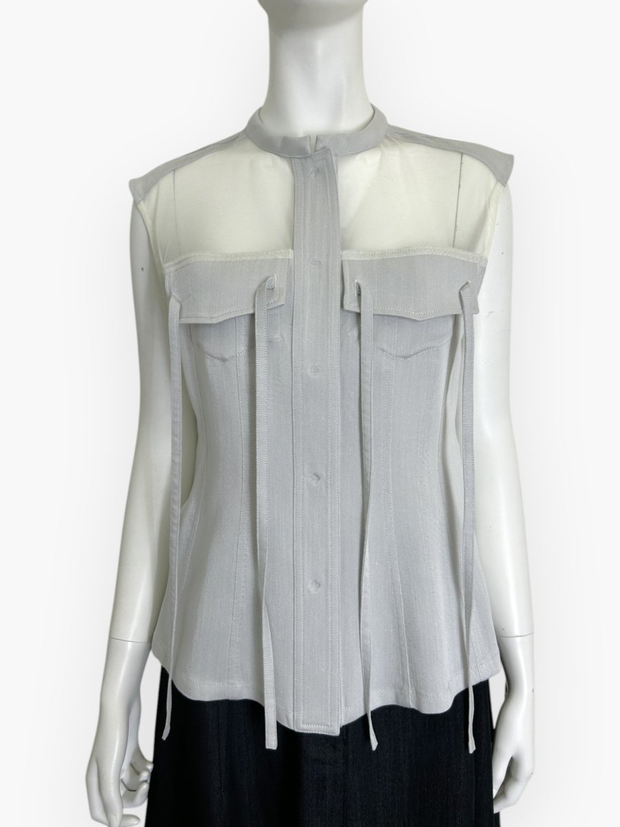 画像2: フロッピーデニム　ベスト  (2)