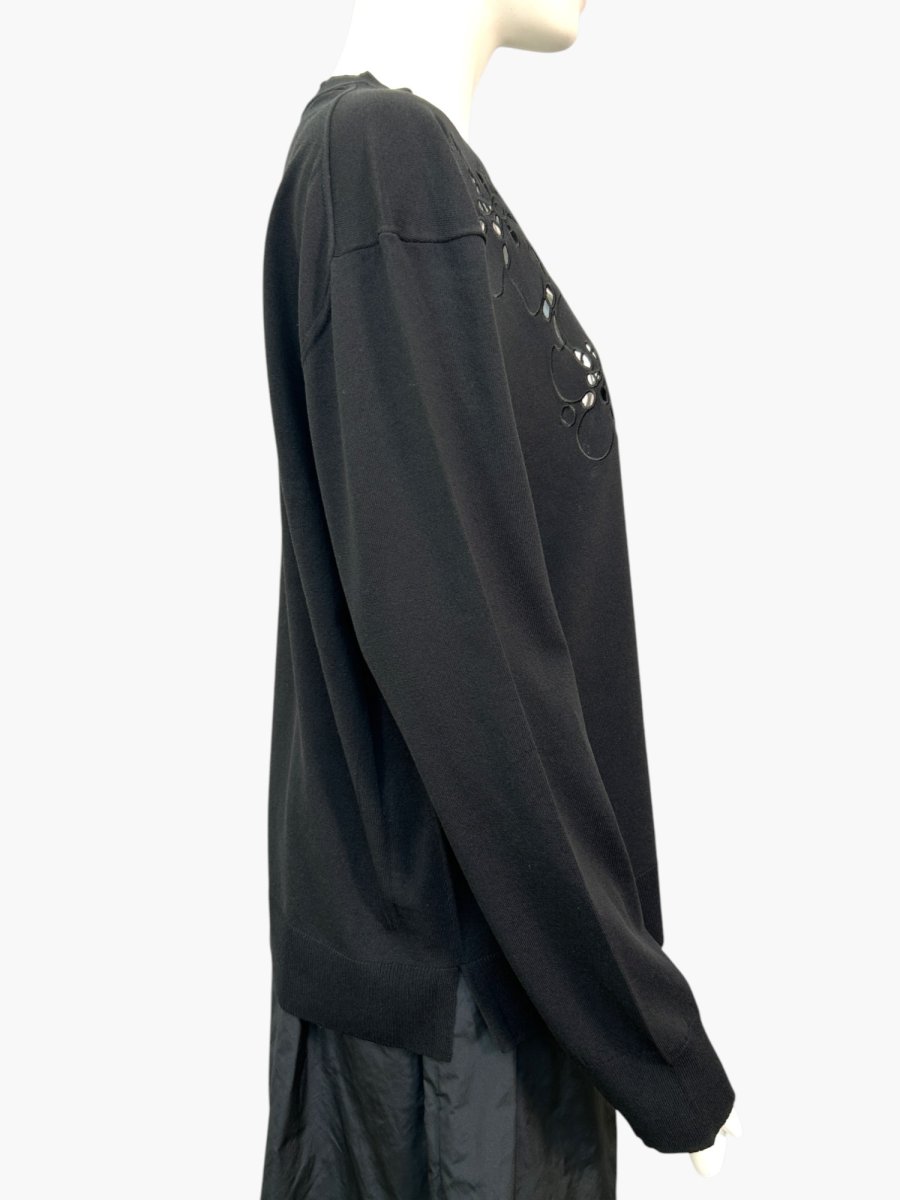 画像9: カットワークフラワーニット プルオーバー  (9)