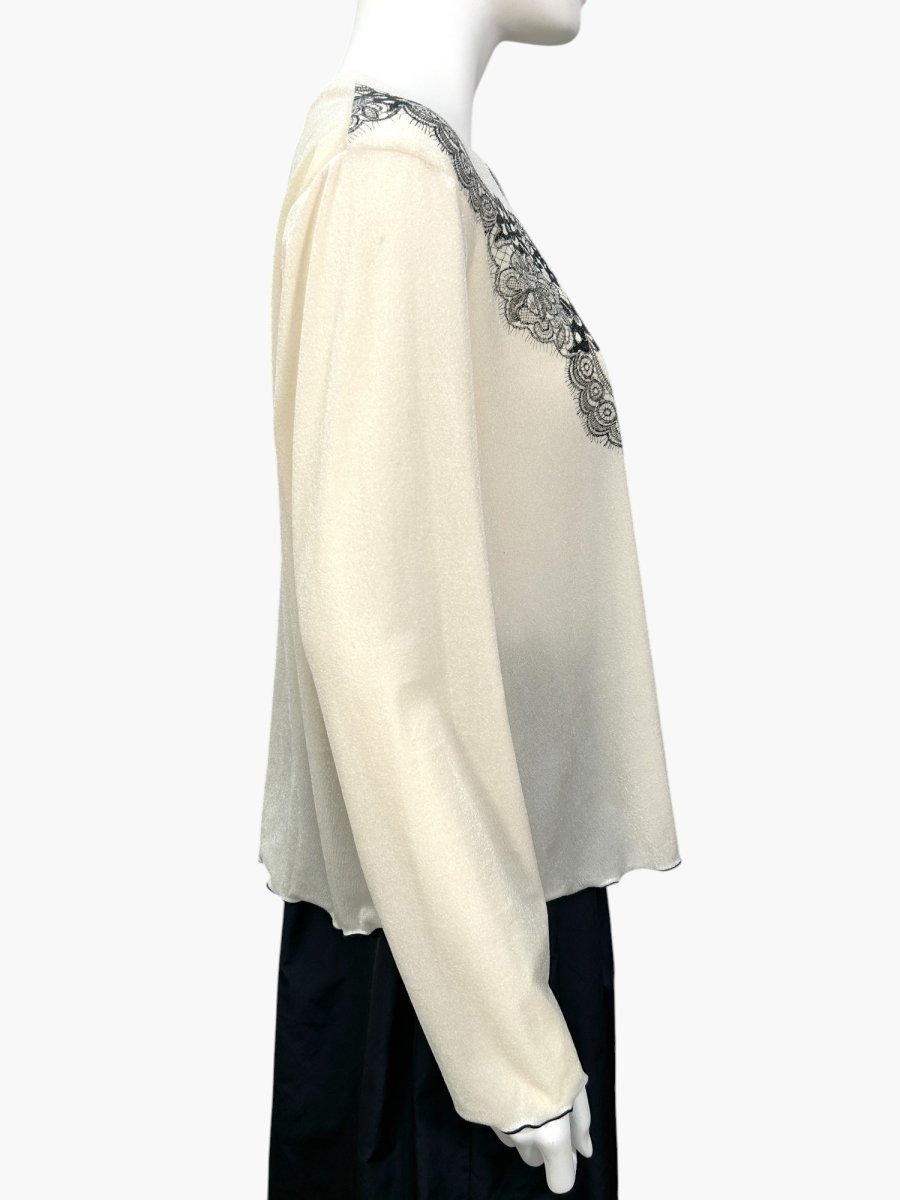 画像2: プリントベロア　カットソー  (2)