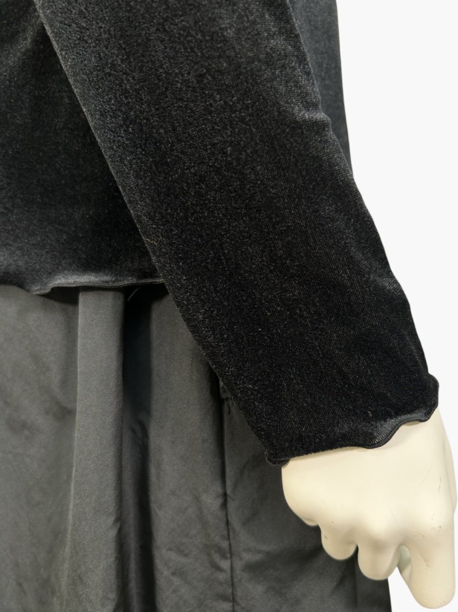 画像3: プリントベロア　スタンドネック  (3)