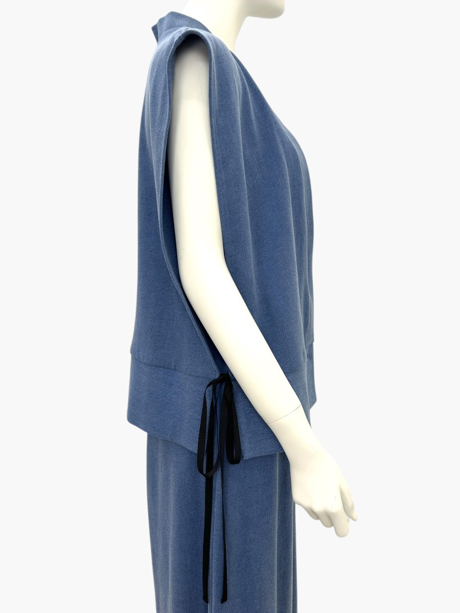 画像2: レトロデニム裏毛　ジレ  (2)