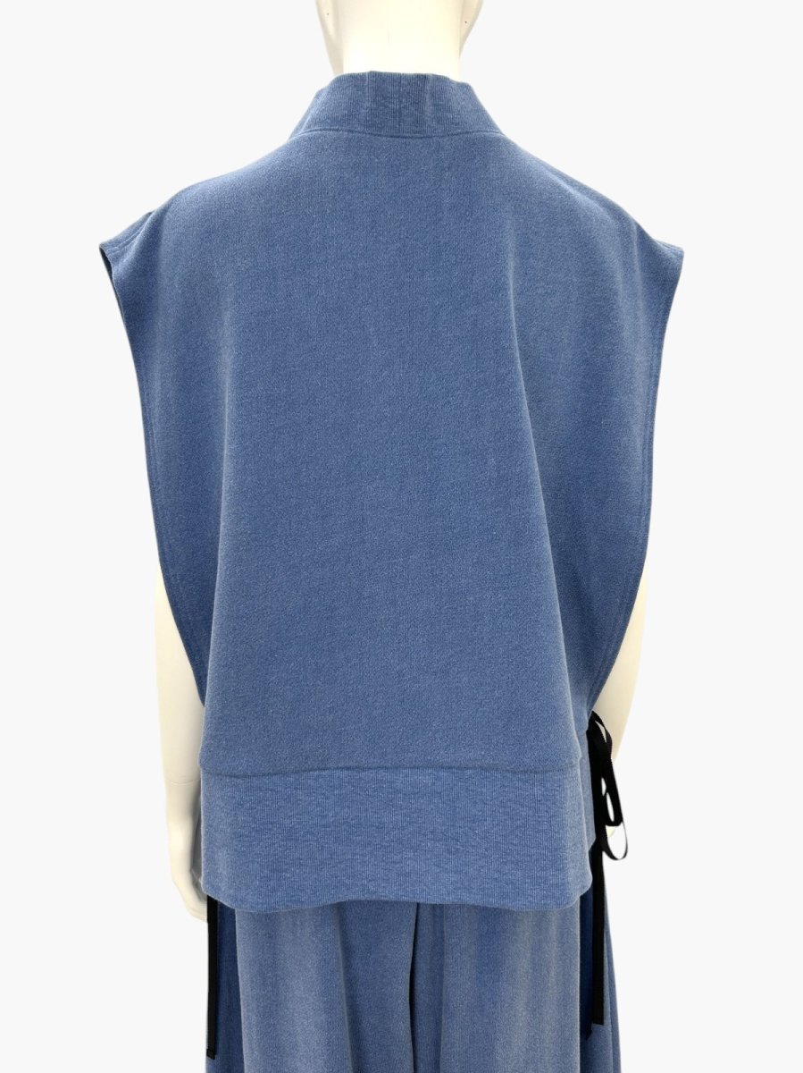 画像3: レトロデニム裏毛　ジレ  (3)