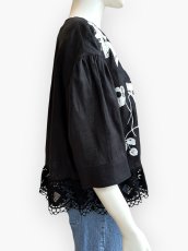 画像4: ペイントリネン　ブラウス (4)