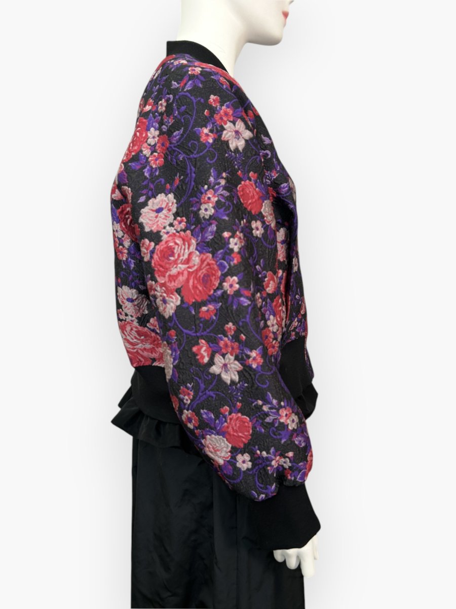 画像2: カラフルジャガード　ブルゾン  (2)