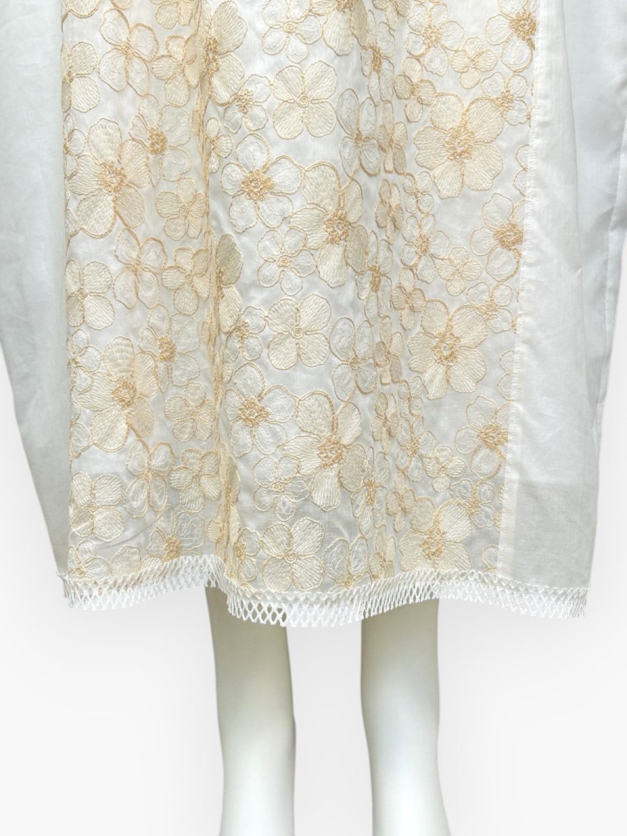 画像4: スワリーフラワーエンブ　スカート  (4)