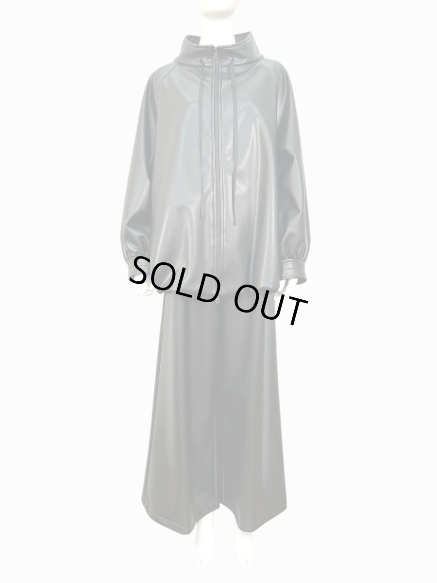 画像13: ＊レザータッチストレッチ ジャケット  (13)