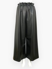 画像5: レザータッチストレッチ パンツ (5)