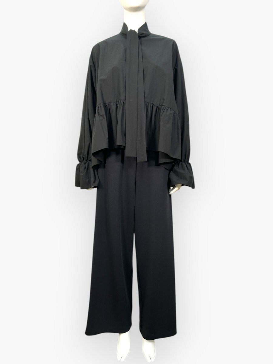 画像23: シルキーコットン ボウタイブラウス  (23)