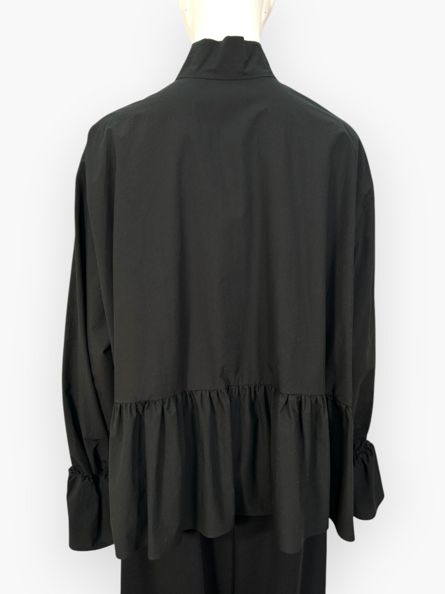 画像16: シルキーコットン ボウタイブラウス  (16)