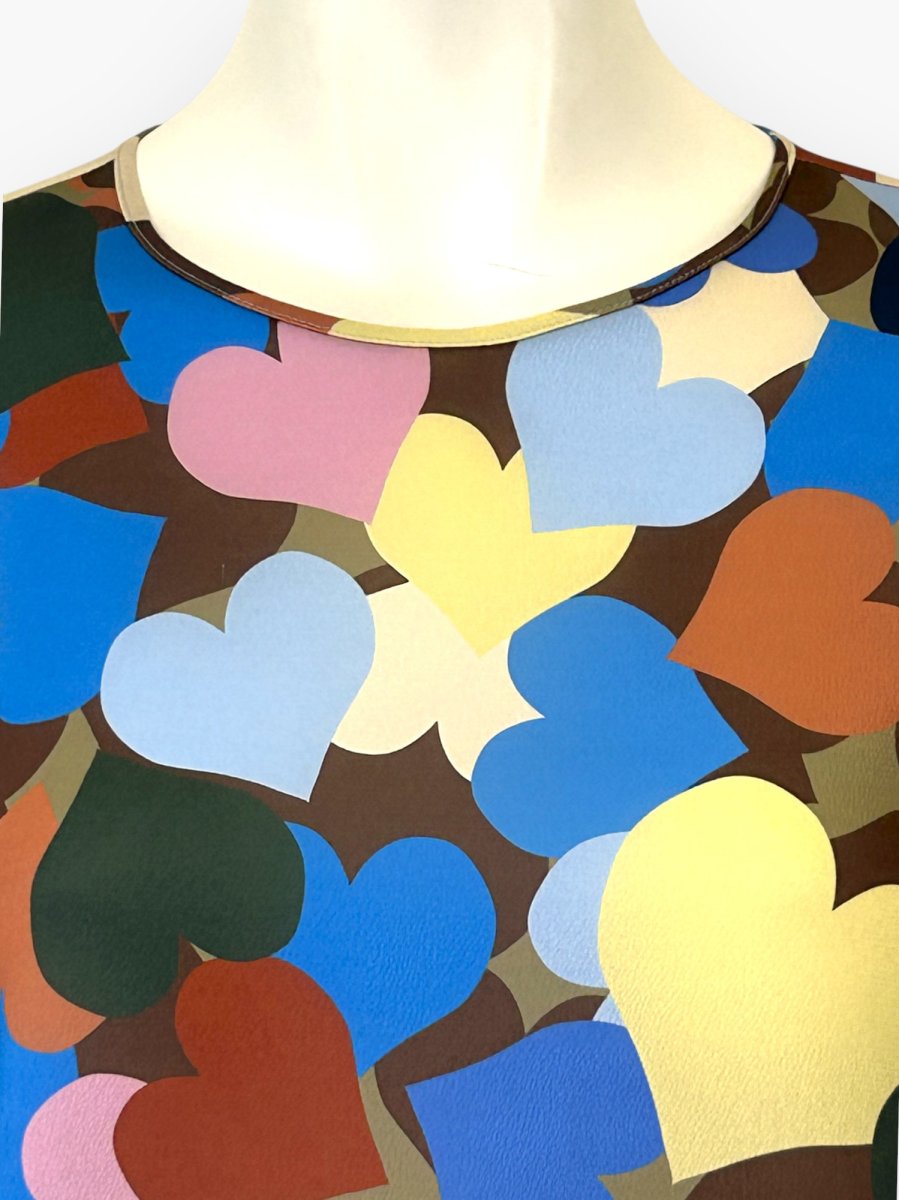 画像4: シェイクハートプリント ワンピース  (4)