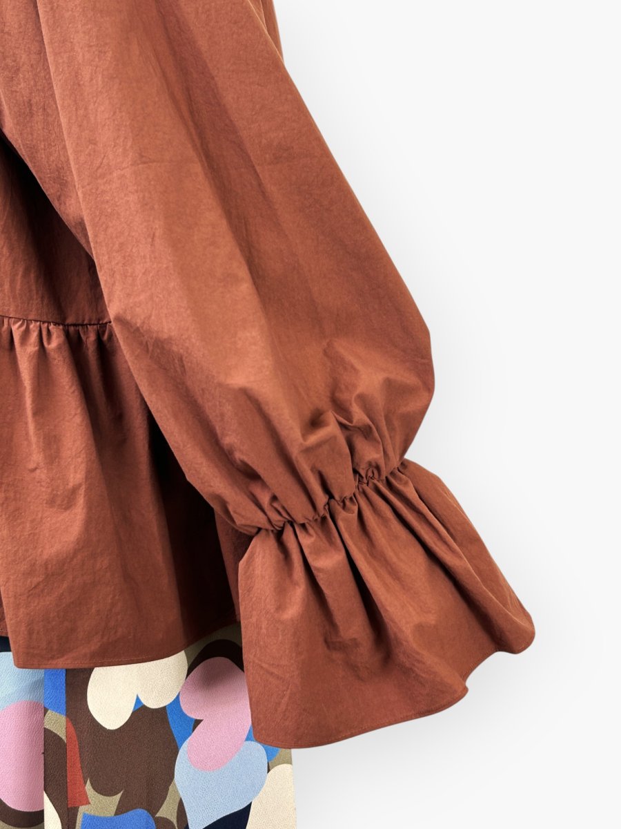 画像4: シルキーコットン ボウタイブラウス  (4)