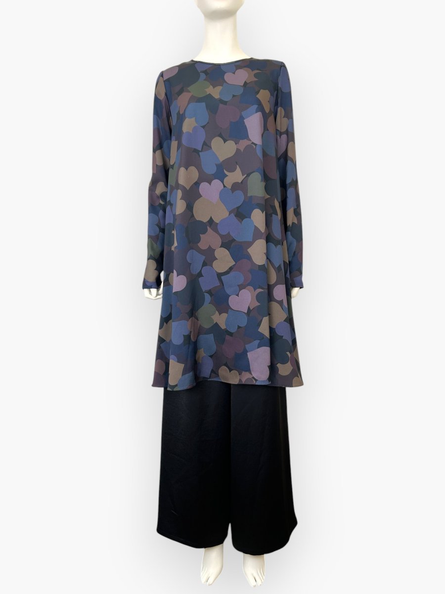 画像13: シェイクハートプリント ワンピース  (13)