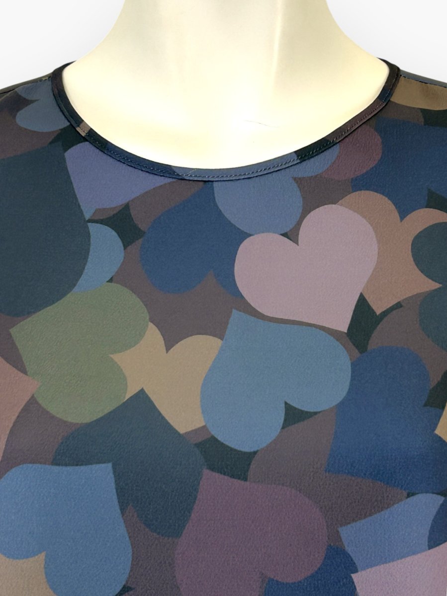 画像10: シェイクハートプリント ワンピース  (10)