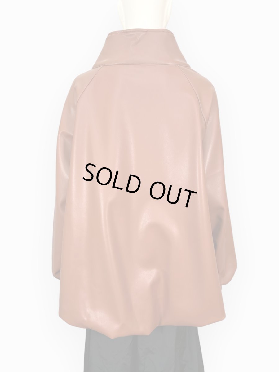 画像3: ＊レザータッチストレッチ ジャケット  (3)