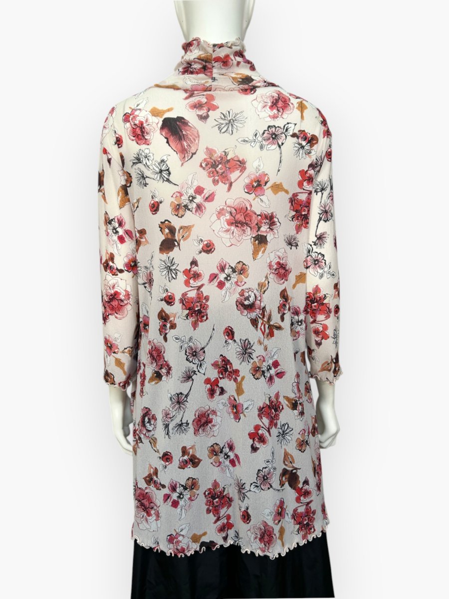 画像3: 50'sフラワープリント チュニック  (3)