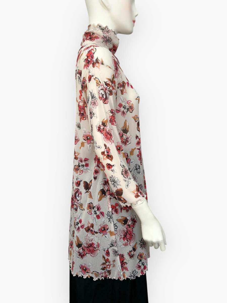 画像2: 50'sフラワープリント チュニック  (2)