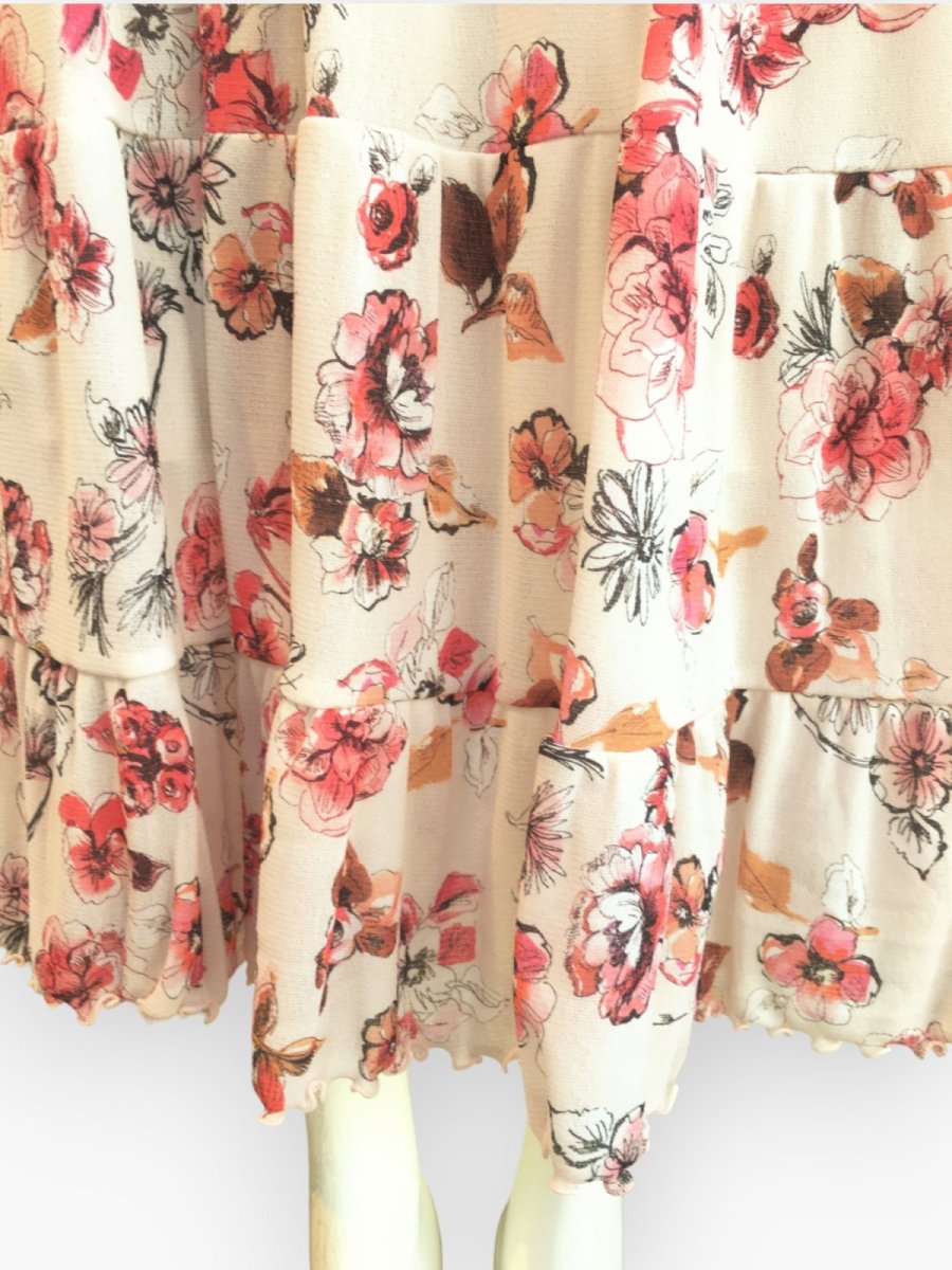 画像5: 50'sフラワープリント　スカート  (5)