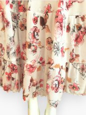 画像5: 50'sフラワープリント　スカート  (5)