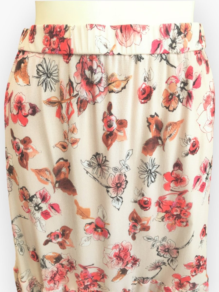 画像4: 50'sフラワープリント　スカート  (4)