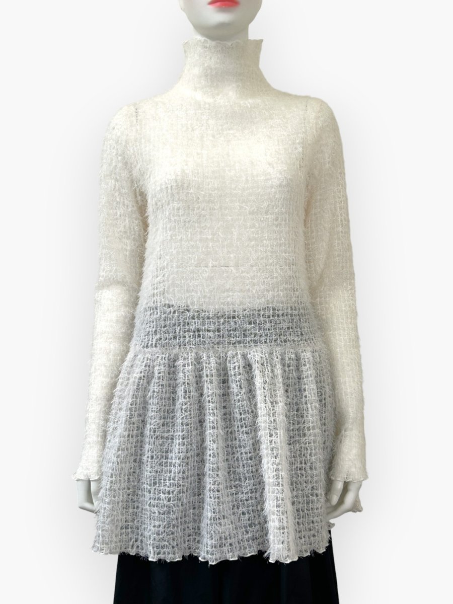 画像7: ラティスチュール ギャザーチュニック  (7)