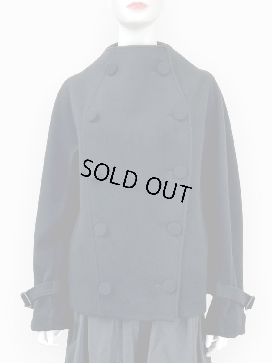 画像1: ラムラムメルトン　ショートコート  (1)