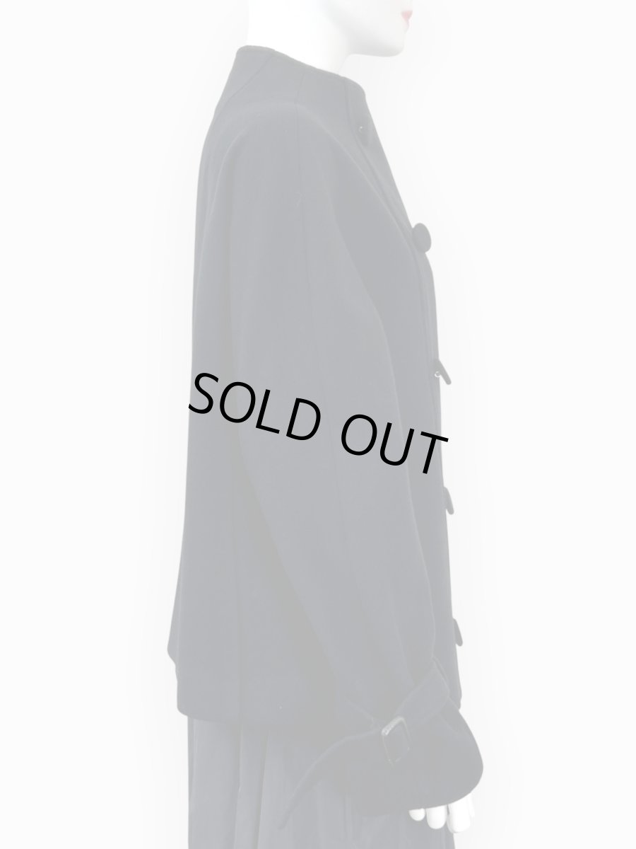 画像2: ラムラムメルトン　ショートコート  (2)