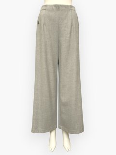 新品タグ付】4298SHIZUKA KOMUROウールワイドパンツ42サイズ 4298