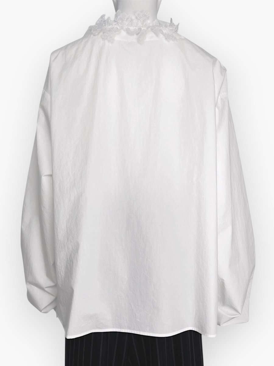 画像3: レーシーコットンブラウス  (3)