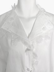 画像4: レーシーコットンブラウス  (4)