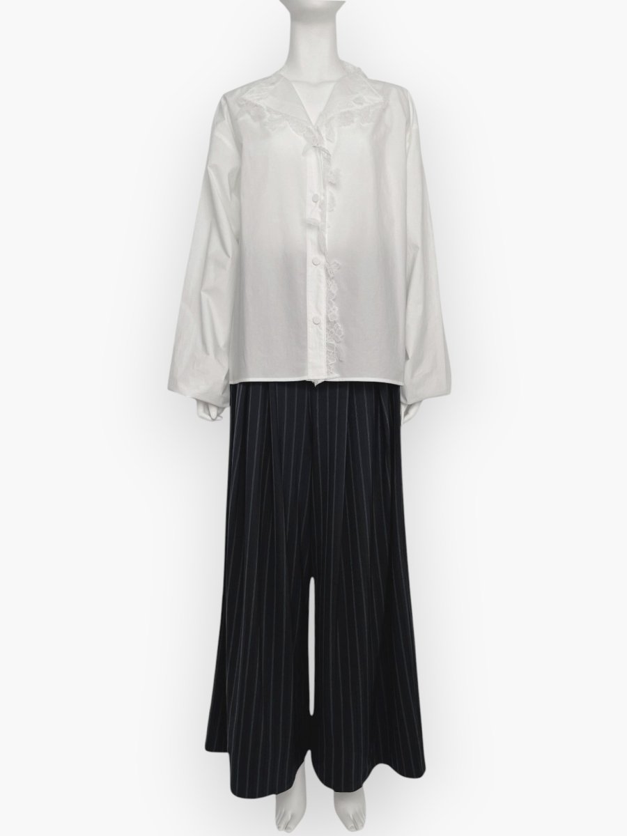 画像7: レーシーコットンブラウス  (7)