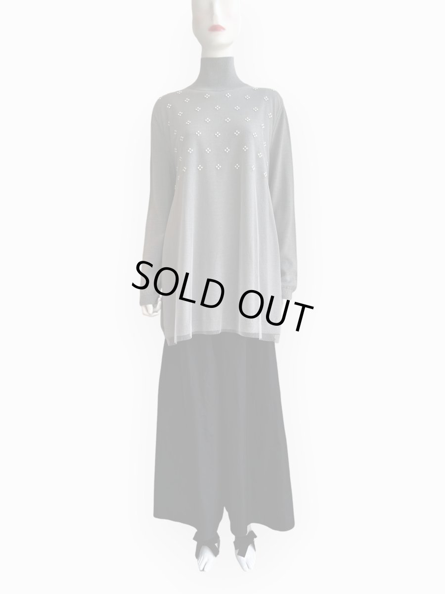 画像13: ジュエリーパールニット　チュニック  (13)