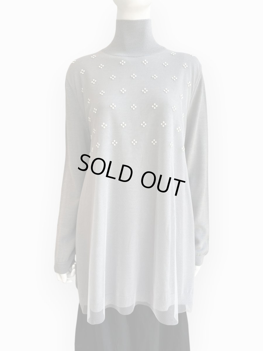 画像8: ジュエリーパールニット　チュニック  (8)