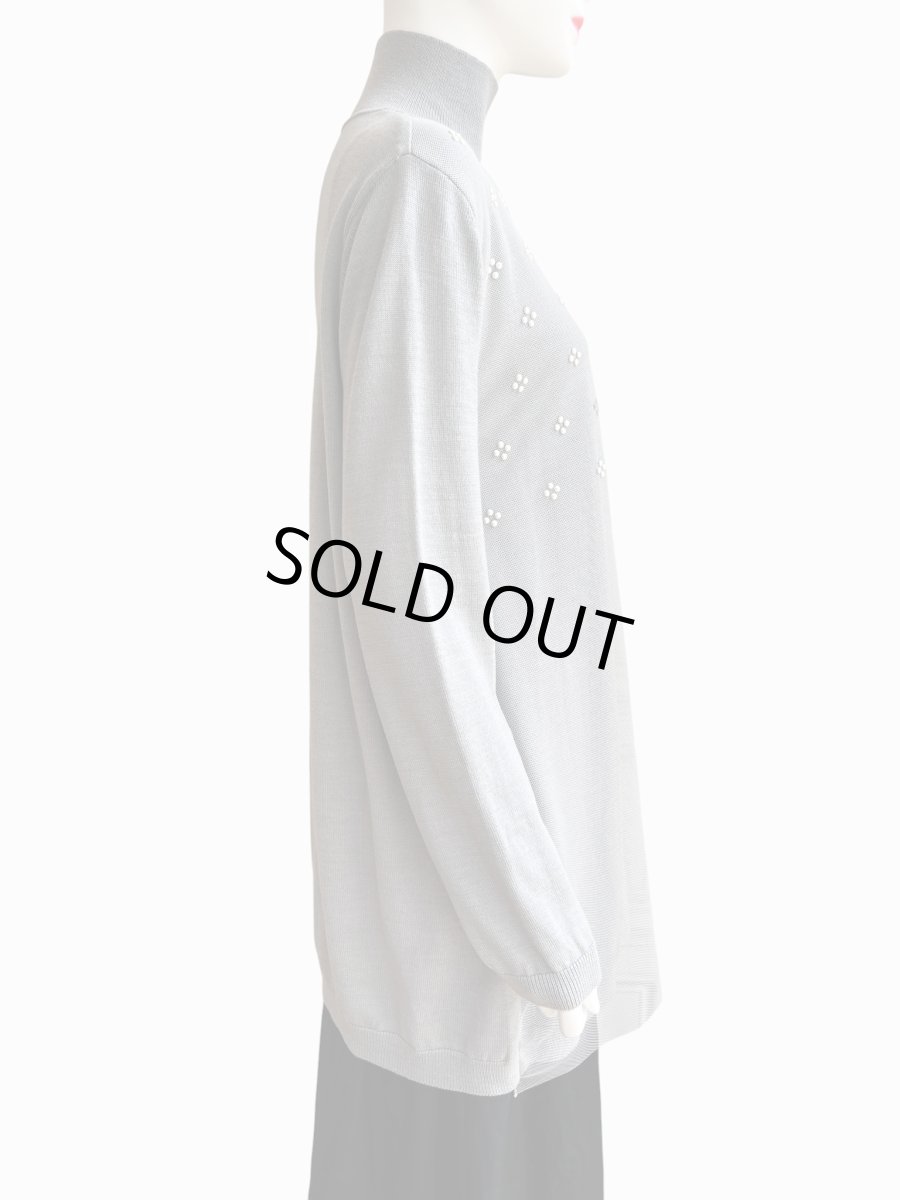 画像9: ジュエリーパールニット　チュニック  (9)