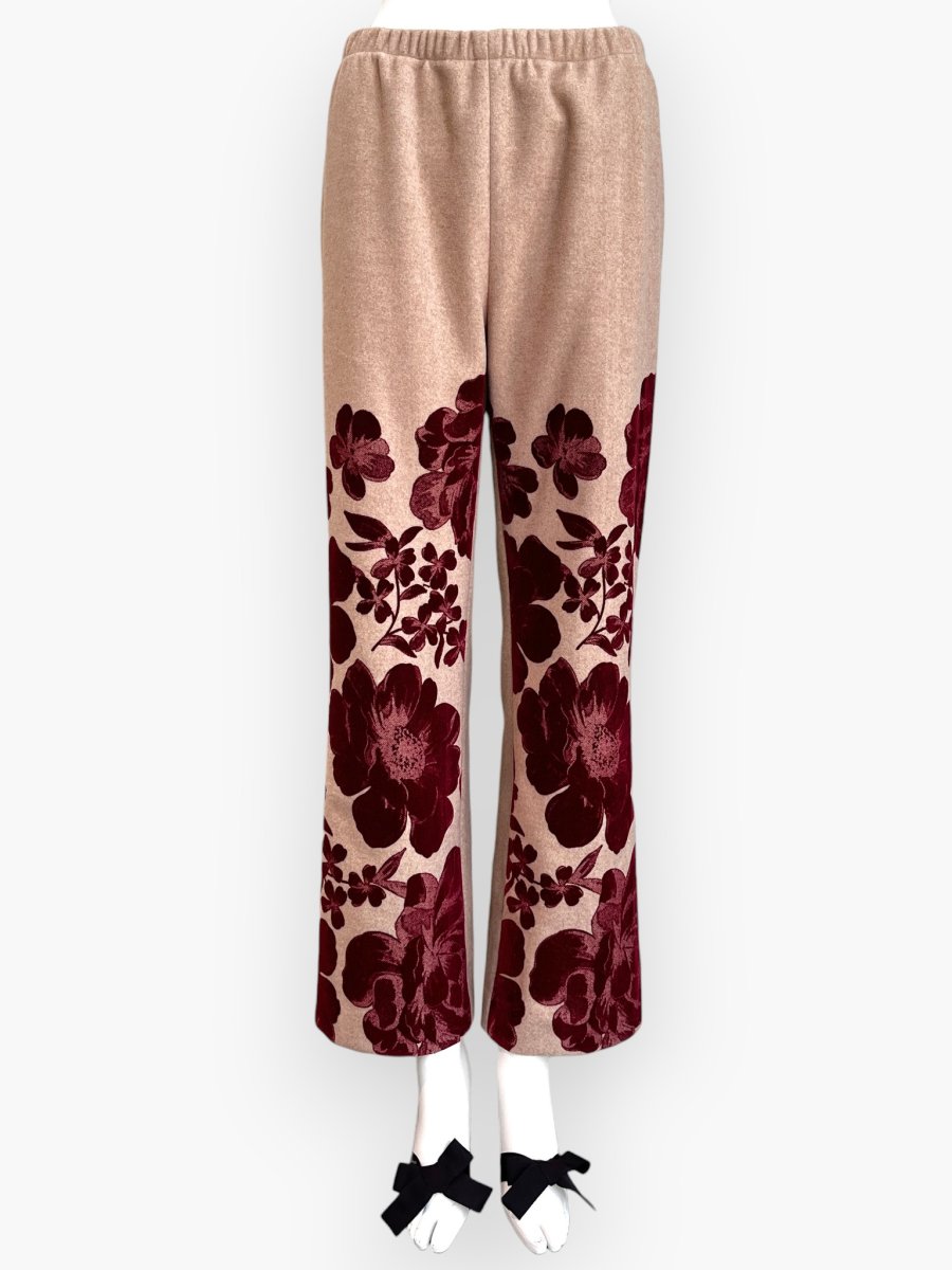 ベージュ大花/17