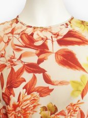 画像4: ピオニーMIX ノースリーブワンピース  (4)