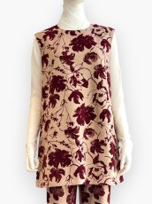 ベージュ総柄/18