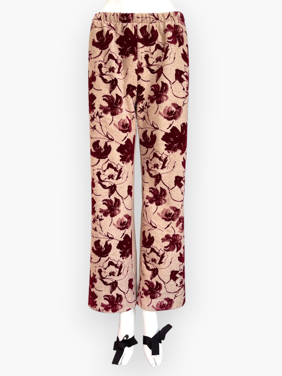 ベージュ総柄/18