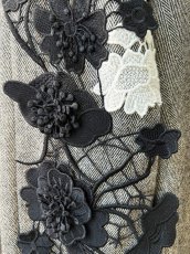 画像7: ヘリンボーンツイード レースジャケット  (7)