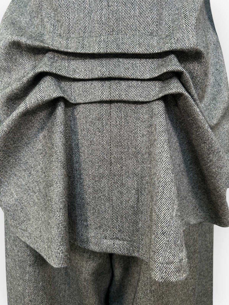 画像7: ヘリンボーンツイード　ジレ  (7)