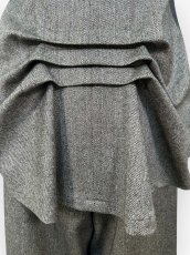 画像7: ヘリンボーンツイード　ジレ  (7)