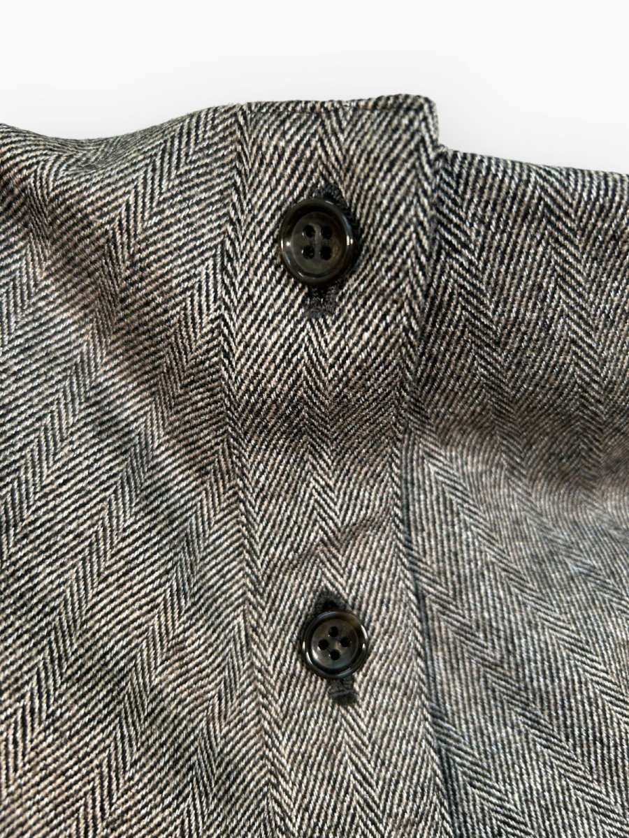 画像5: ヘリンボーンツイード　ジレ  (5)