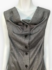 画像4: ヘリンボーンツイード　ジレ  (4)