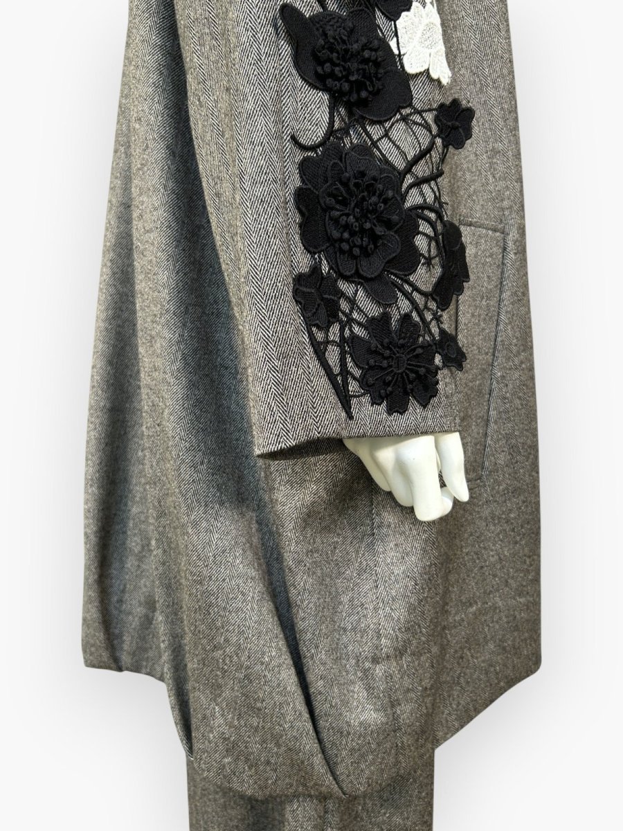 画像6: ヘリンボーンツイード レースジャケット  (6)
