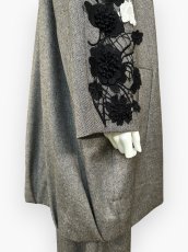 画像6: ヘリンボーンツイード レースジャケット  (6)