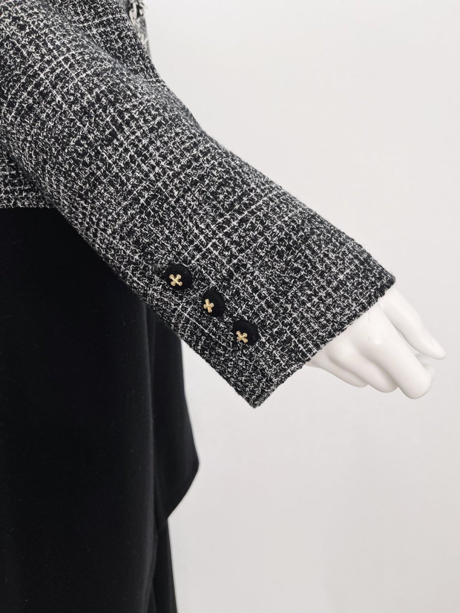画像12: モノトーンツイード ジャケット  (12)