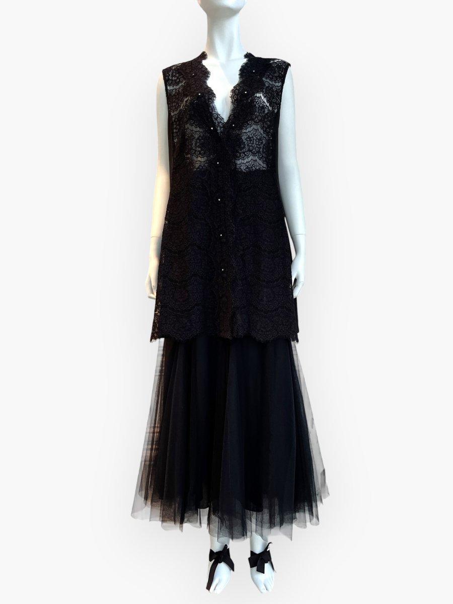 画像7: アイラッシュレース ジレ  (7)